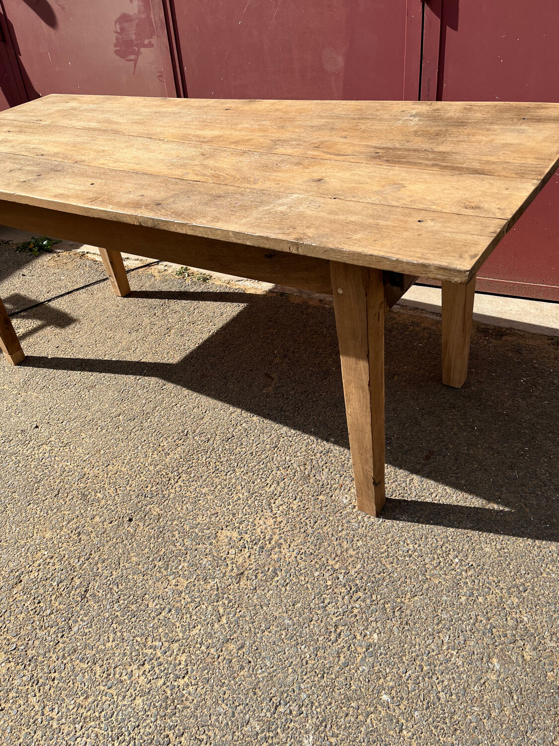 Oak farm table