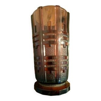 Val-Saint-Lambert glass vase luxval collection 1930 art deco