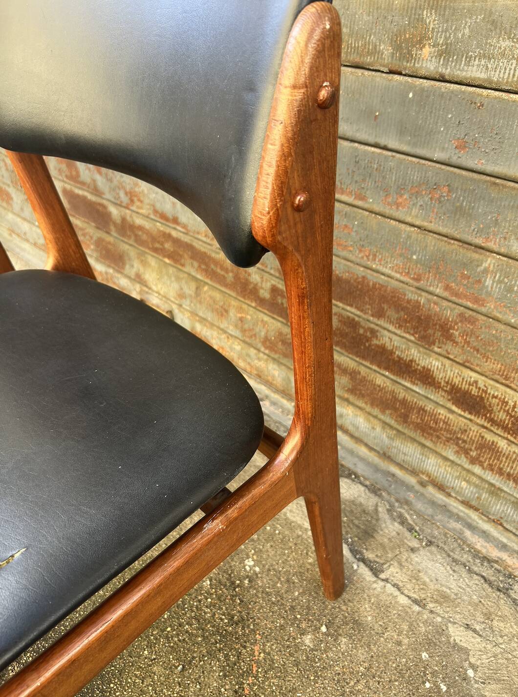 Set of 2 Scandinavian chairs Model 49 by Erik Buch for O.D. Mobler, D