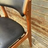 Set of 2 Scandinavian chairs Model 49 by Erik Buch for O.D. Mobler, D