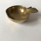 Apple brass ashtray