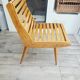 Pair of antique ocean liner armchairs