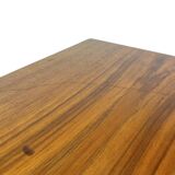 Mid century teak and cane side table by Severin Hansen, Denmark 1950s