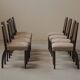 Set of 8 Art Deco chairs, France, circa 1930