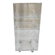 Rolling chest with plexiglass drawers