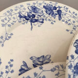 Ironstone plate Creil and Montereau primrose decoration 19th century