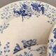 Ironstone plate Creil and Montereau primrose decoration 19th century