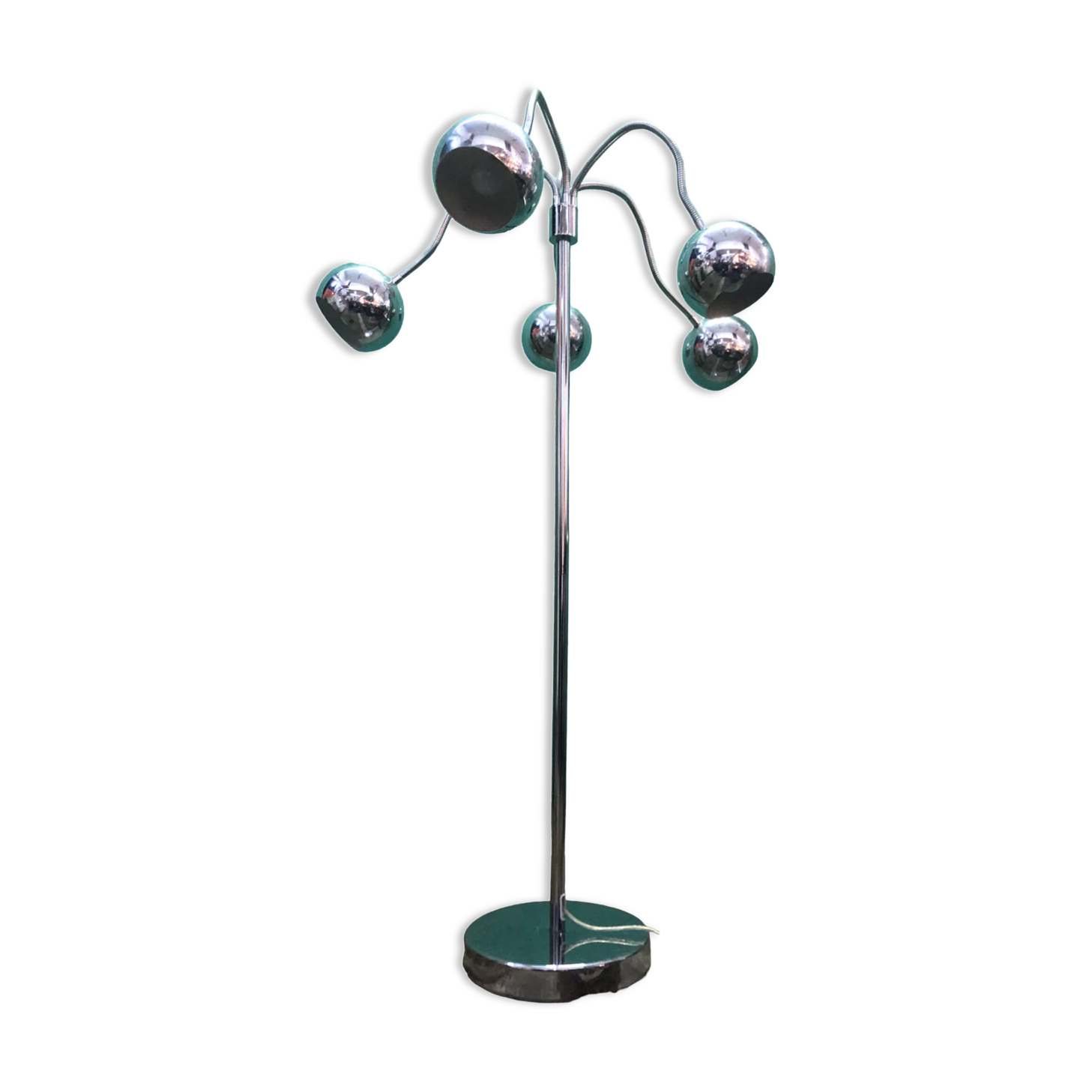 Design floor lamp from the 70s space age