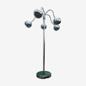 Design floor lamp from the 70s space age