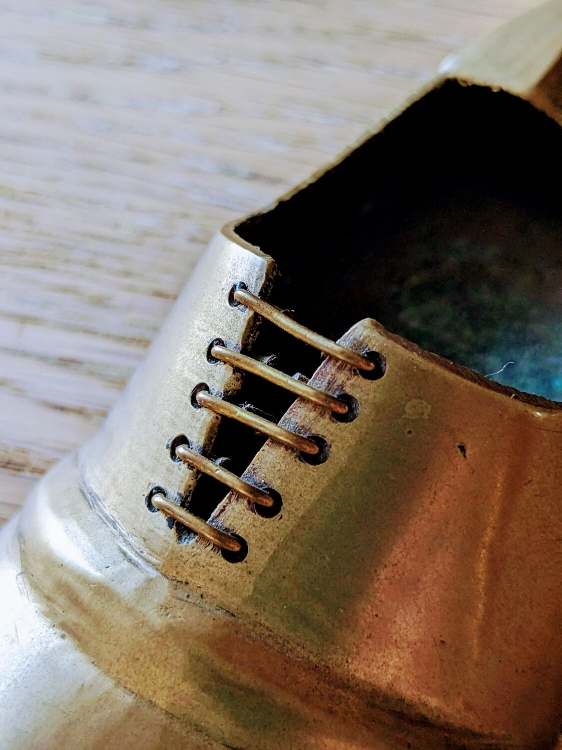 Vintage brass ashtray