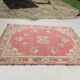 Classic Caucasian rug, pink floral - 168 X 225 cm