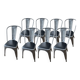 8 chaises modèle A Tolix
