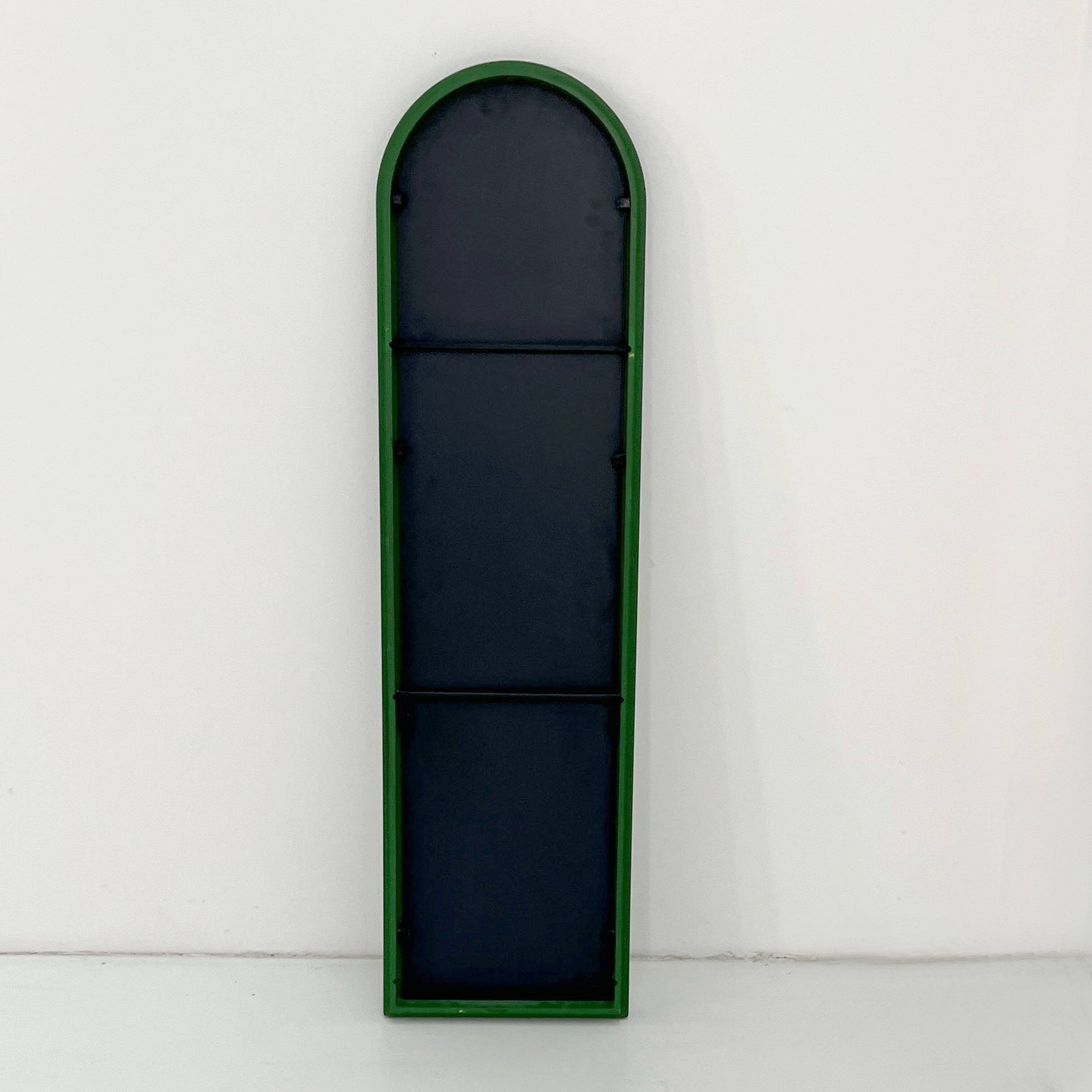 Green mirror by Anna Castelli Ferrieri for Kartell 1980