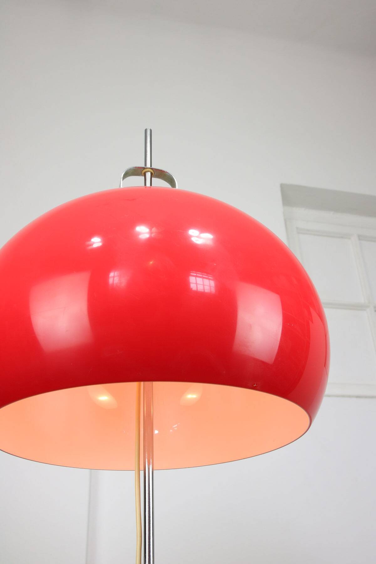 Large Space Age Lucerna Floor Lamp by Luigi Massoni for Guzzini, 1960s