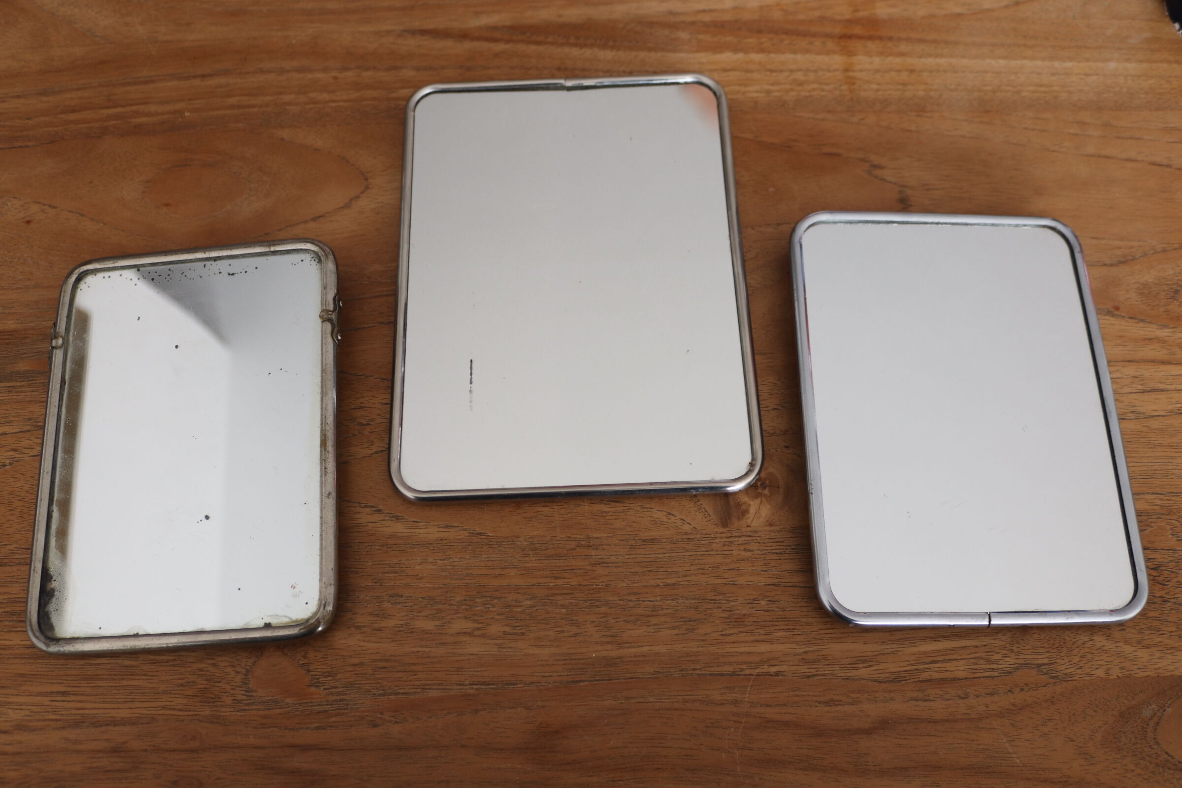 Set de 3 miroirs barbiers