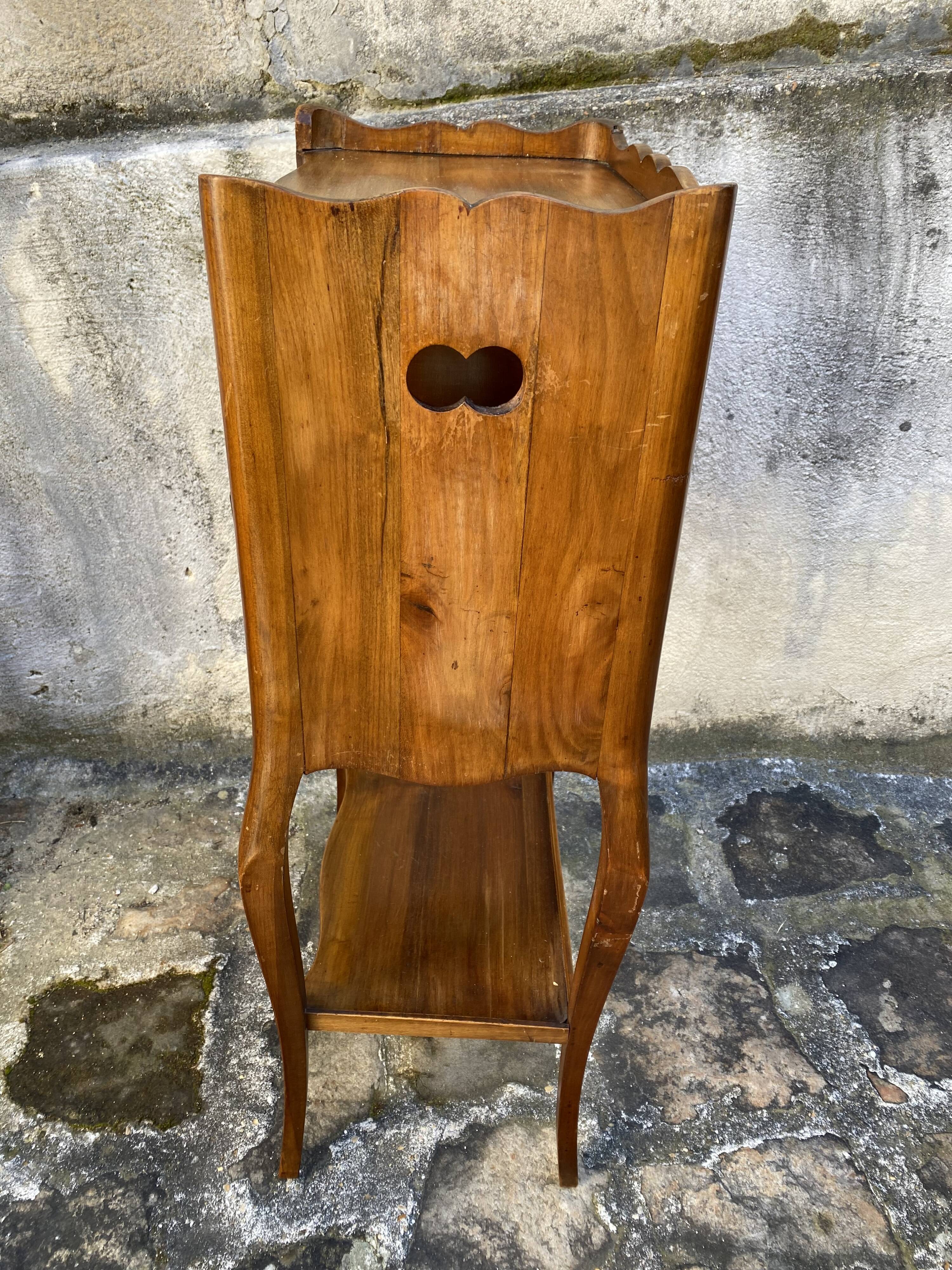 End of sofa/small entry piece of furniture/bedside… in cherry wood