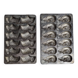Set of two old chocolate molds "Letang et fils" Paris, 26 cm