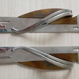 Set of 2 art deco handles