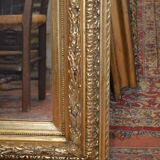 Moulded gold mirror