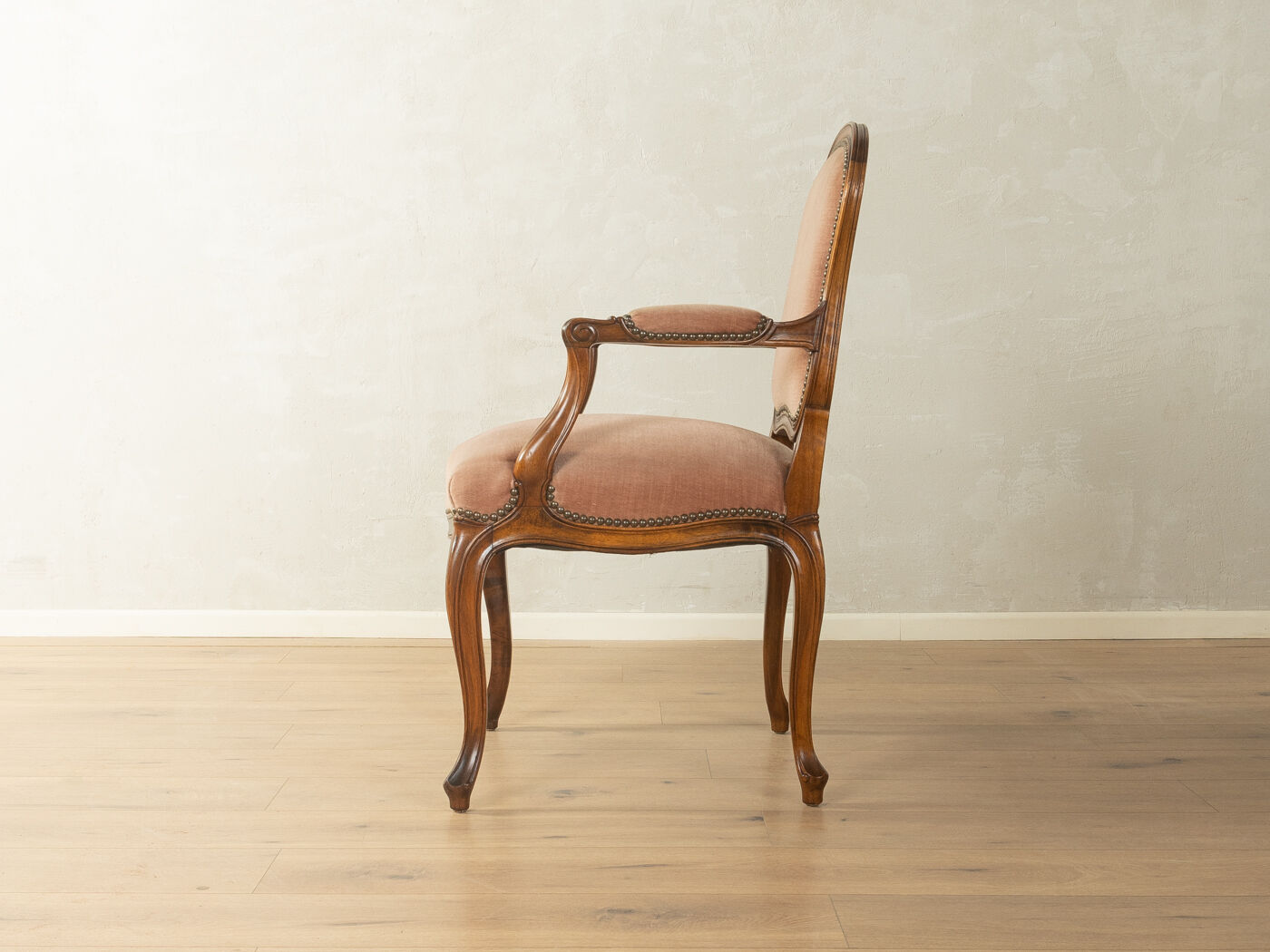 Rococo dining chairs, set of 6, circa 1900, baroque style