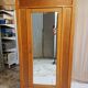Vintage wardrobe with glass door