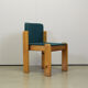 Side chair in pine and felt, Italy 1970s
