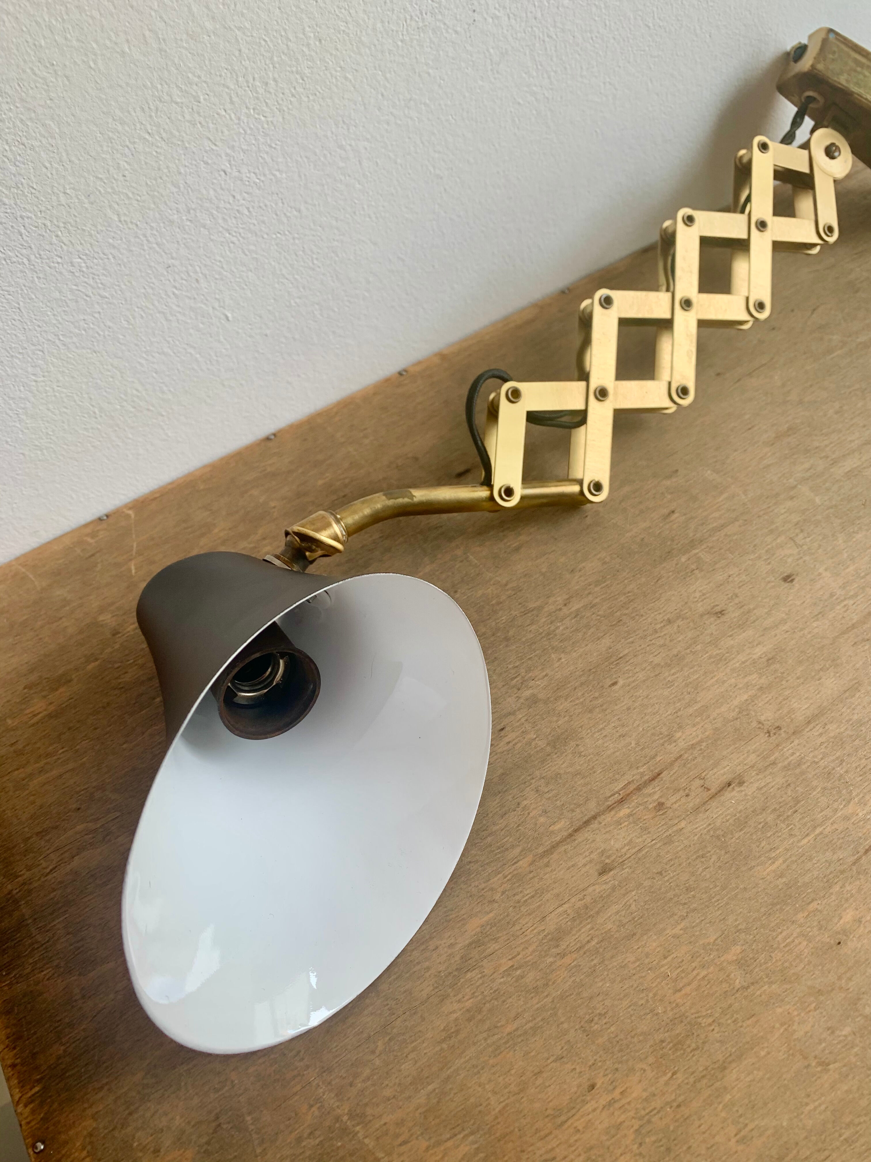 Scissor wall lamp, 1960s