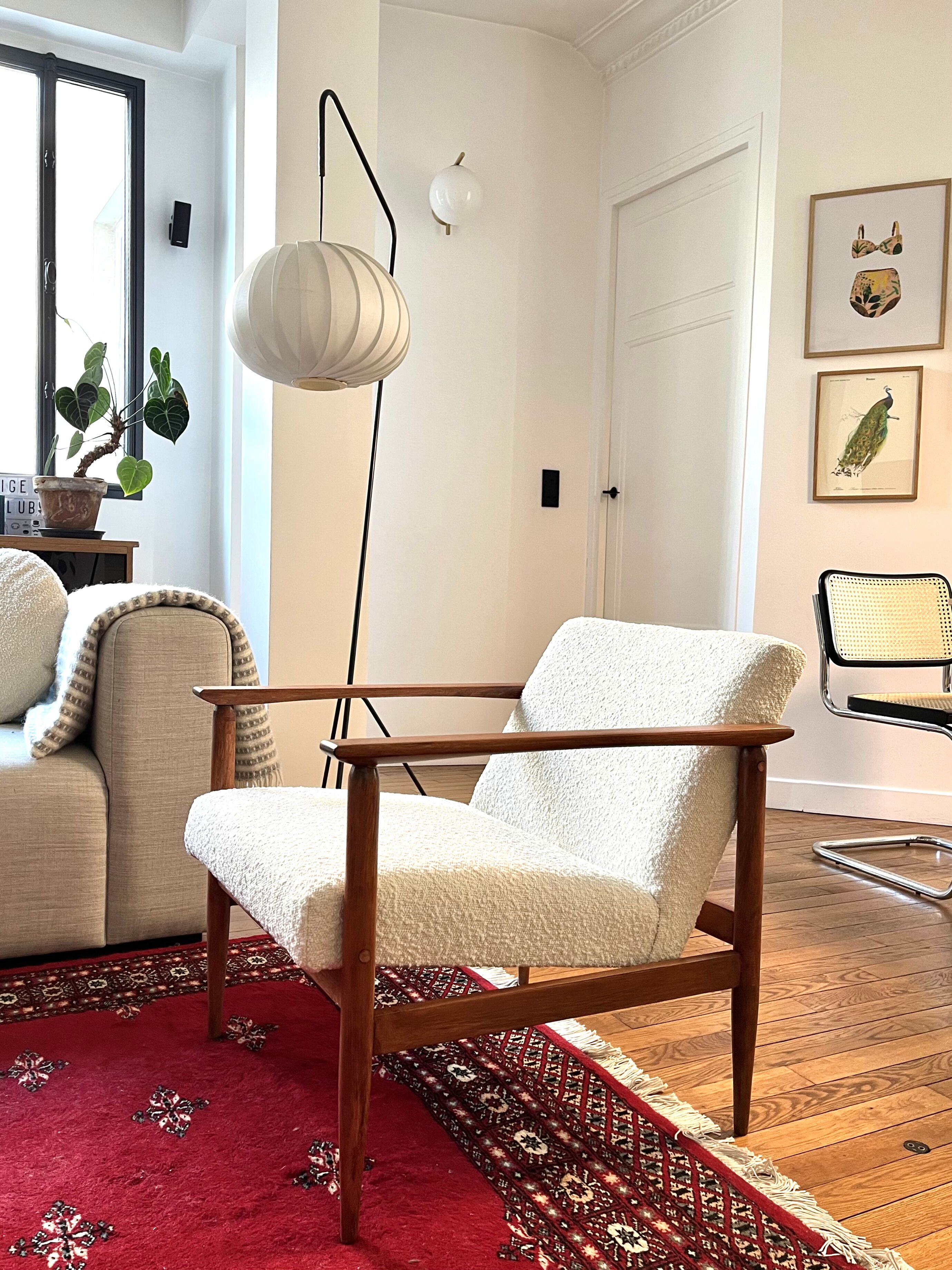 Armchair M buckle cream