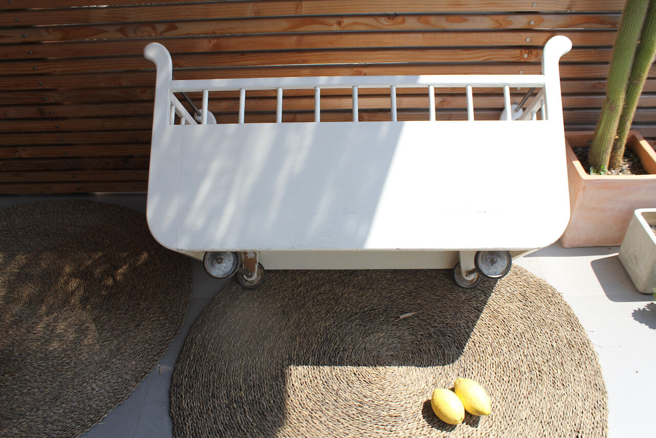 Vintage 1950s trailer bed