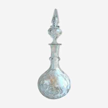 Carafe Baccarat, St Louis cristal incolore taillé, Napoléon III