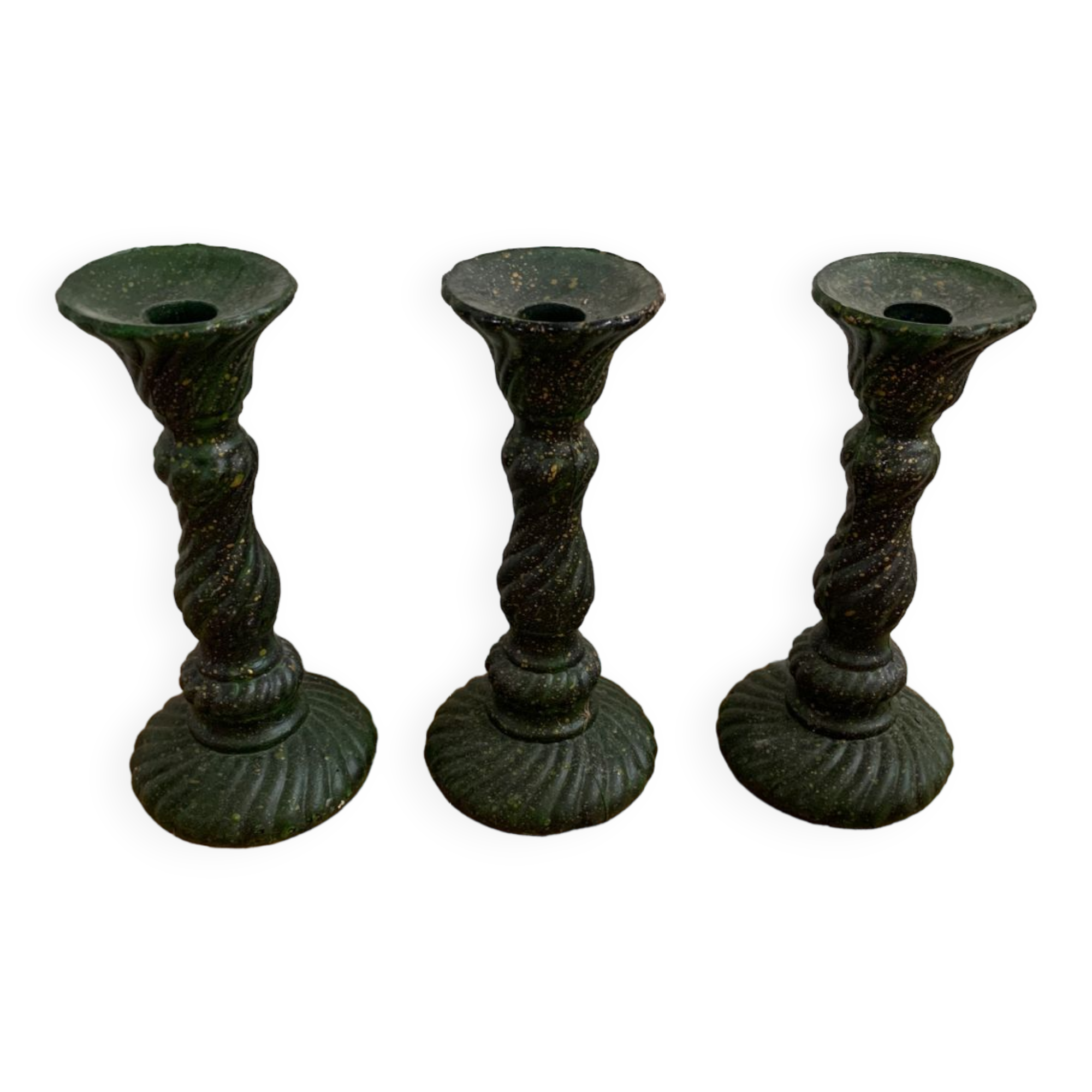 Glass candle holder