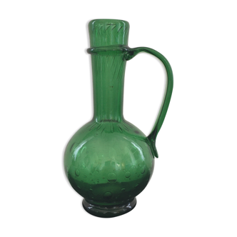 Bottle green decanter