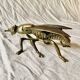 Vintage brass ashtray in the shape of a fly - Made in Italy