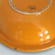 Dish dominant orange and green Saint Clement France