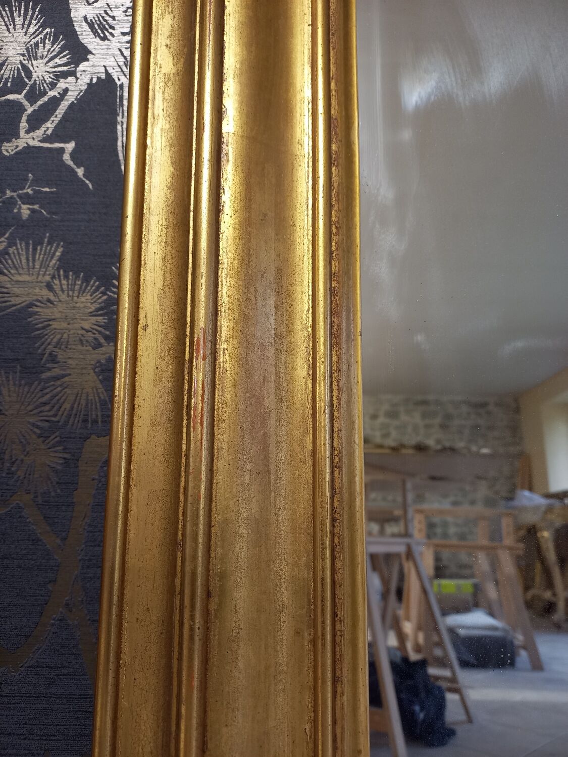 Miroir époque Louis Philippe 1m18 x 91cm