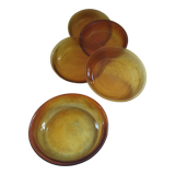 Arcoroc Sierra amber skullcap plates