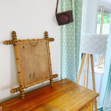 1900 mirror in light wood