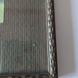 Old painting signed gilded wood frame