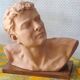 Head of a youth in terracotta