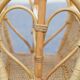 Bamboo rattan magazine holder