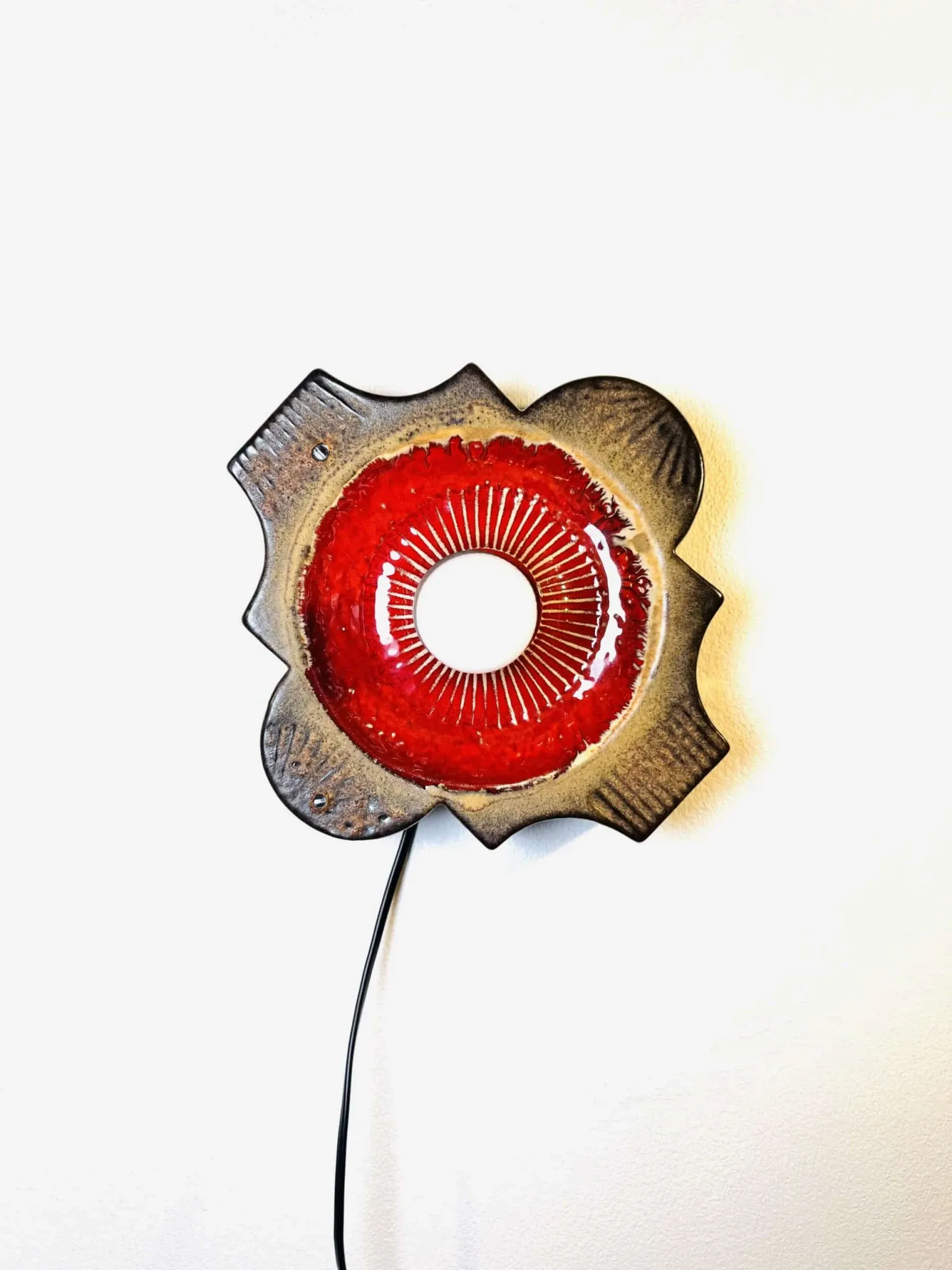 Ceramic Wall Lamp By Hustadt Leuchten, Germany, 1960S