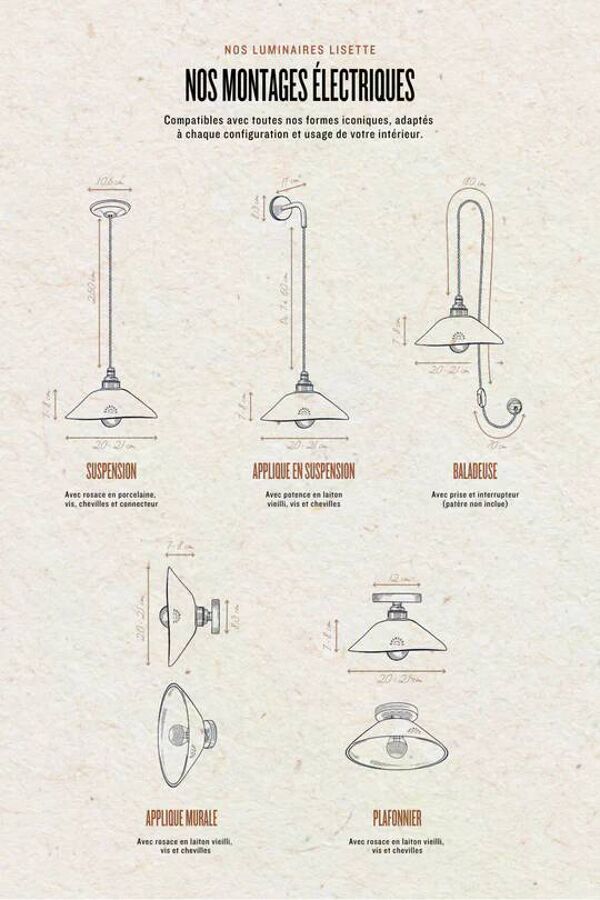 LISETTE - Terre mêlée vernissée - Baladeuse