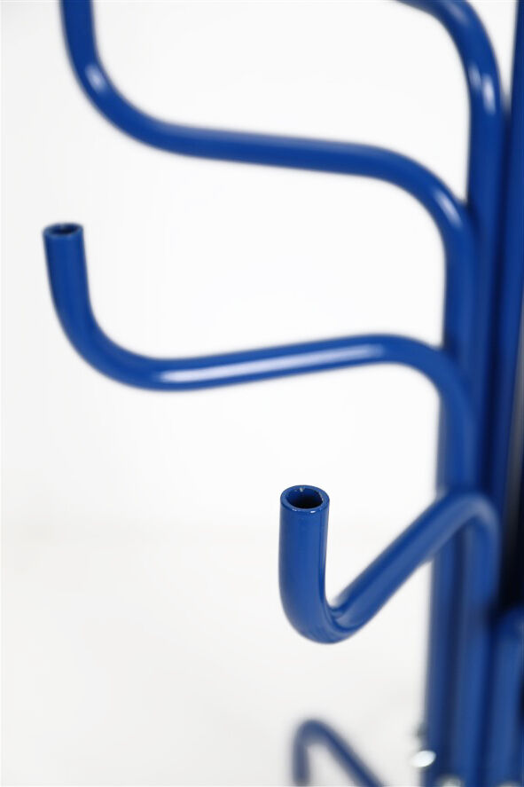 Grand candélabre David Klein-Saks / bleu / design postmoderne danois / années 1980