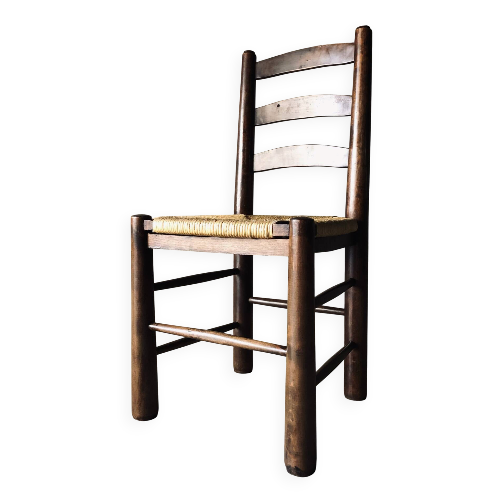 Set of 6 chairs in Brutalist style / Georges Robert