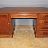 Art Nouveau Mahogany Desk Plate by Emile Gallé