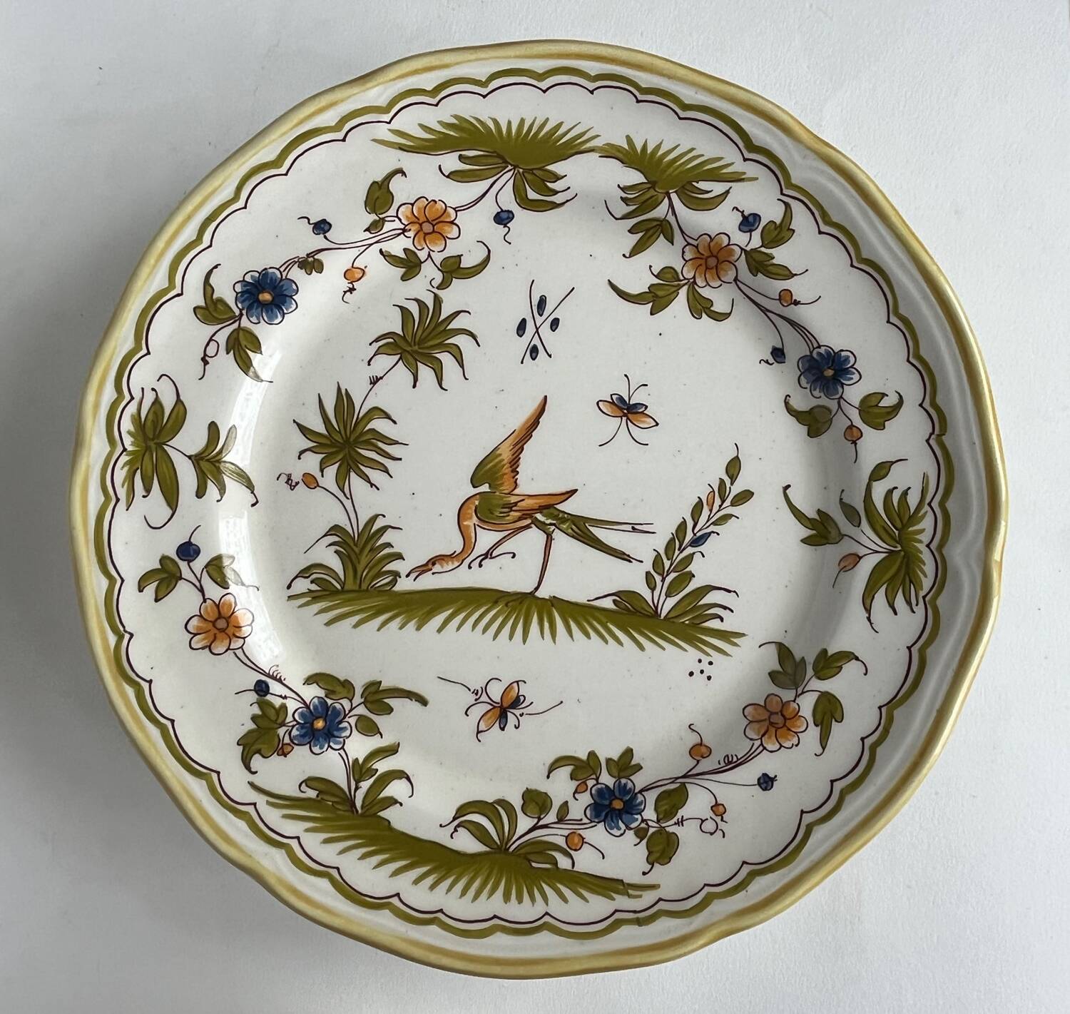 6 assiettes Moustiers