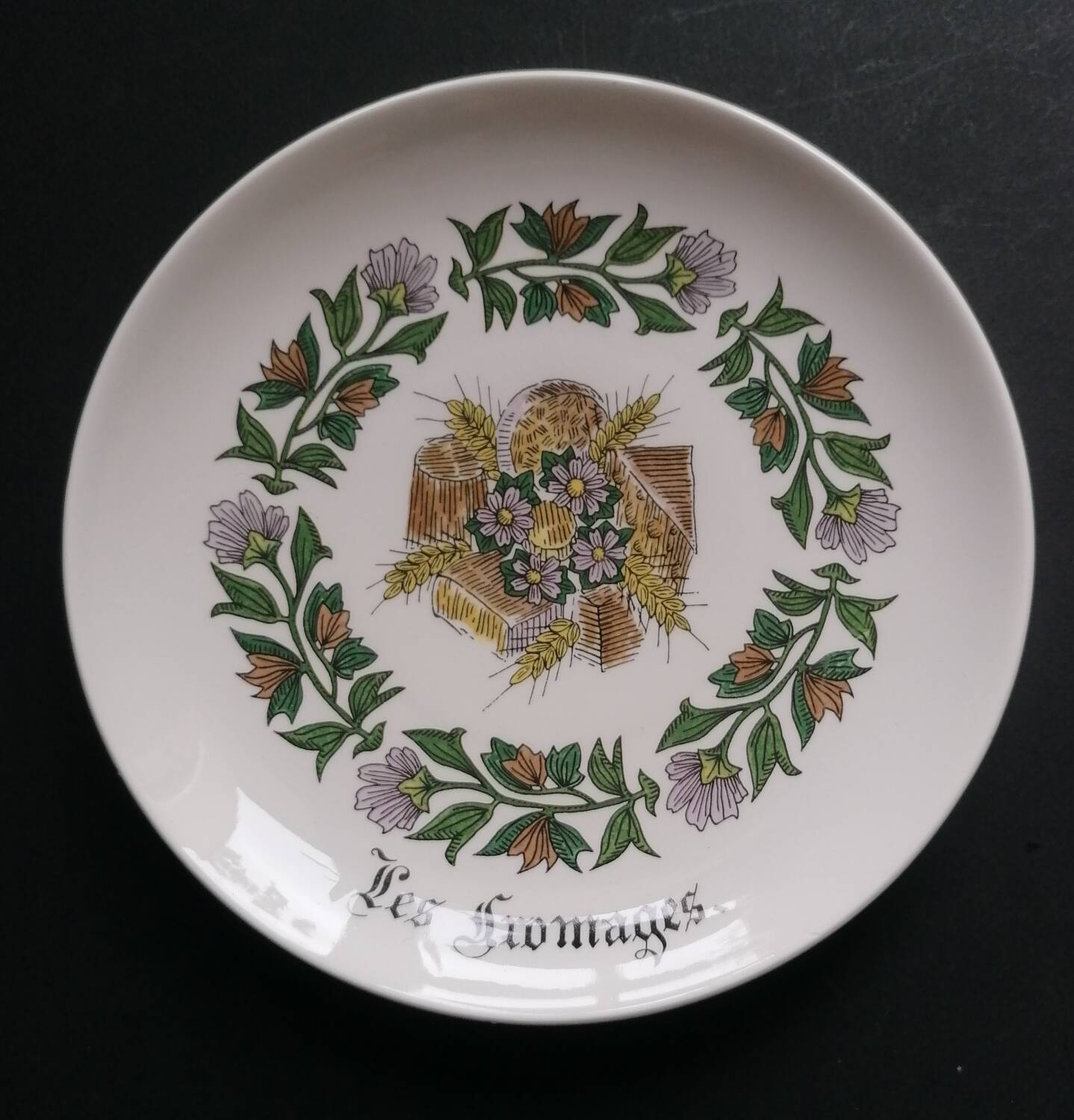 6 Gien cheese plates