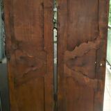 Paire de portes d'armoire ancienne XIXème ou antérieure