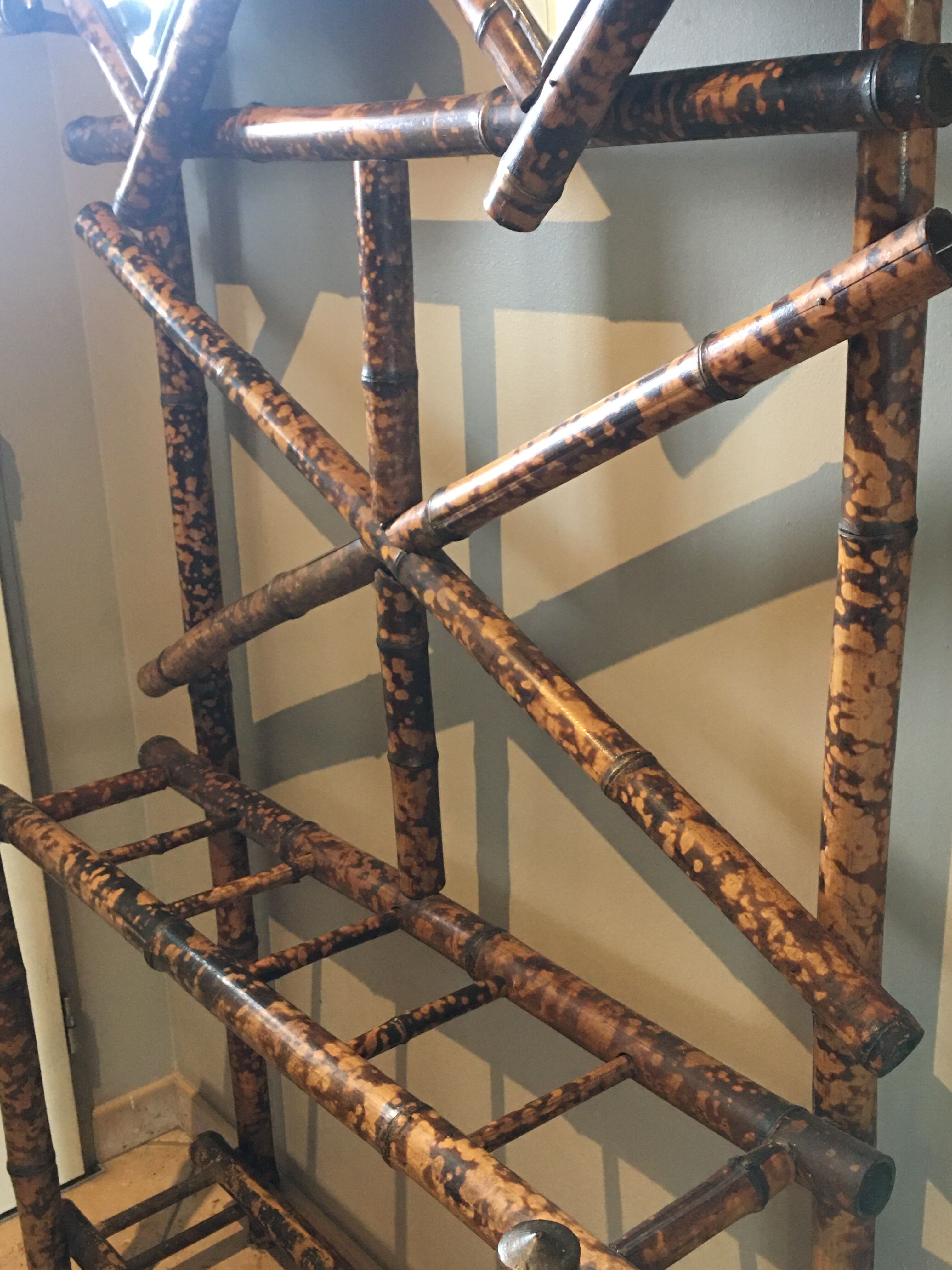 Napoleon III bamboo coat rack