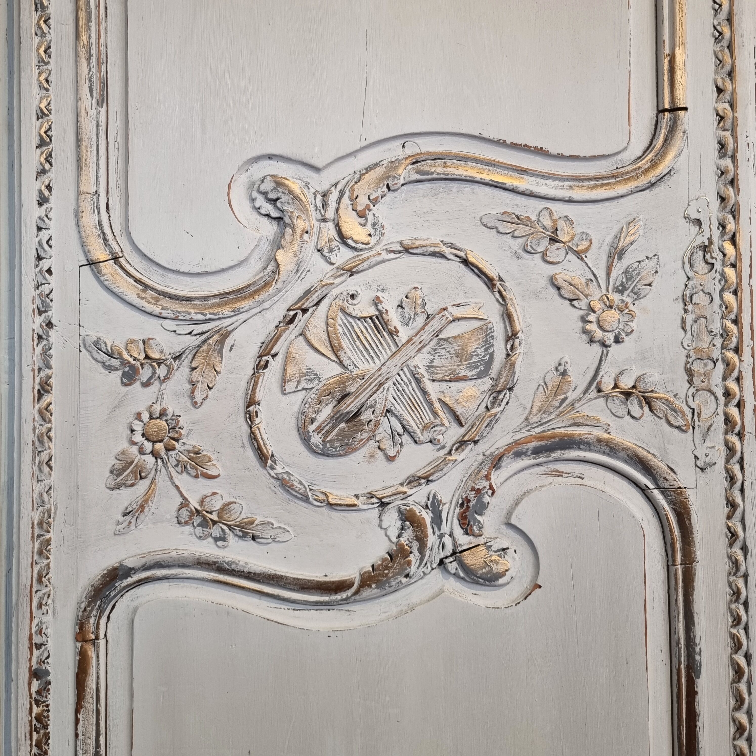 Wedding cabinet de fécamp - upper normandy - transition era - patinated oak - 18th